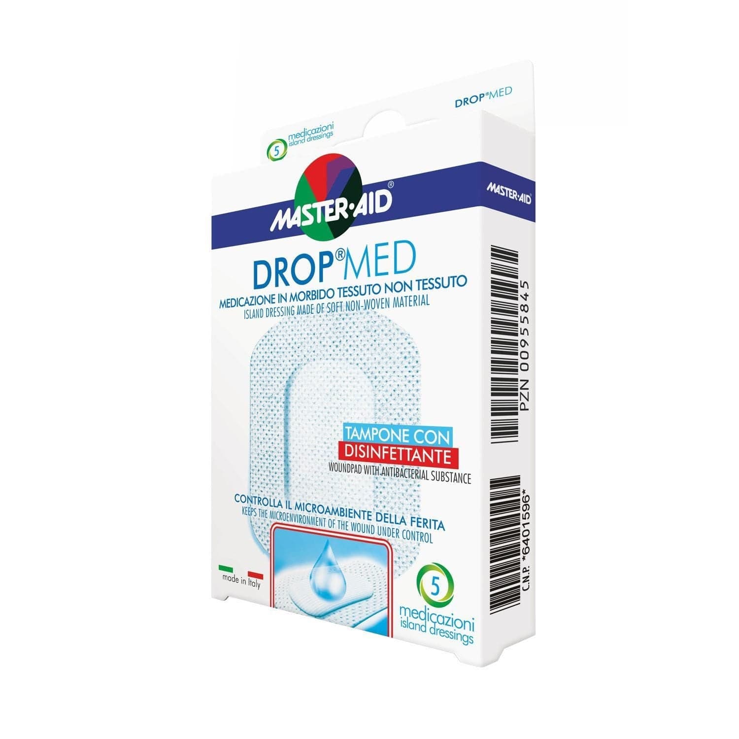 Drop Med Pansement 10 × 10 cm – 5 pièces