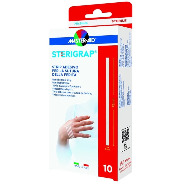 Sterigrap Str 75x3 mm – Bandes stériles de fermeture