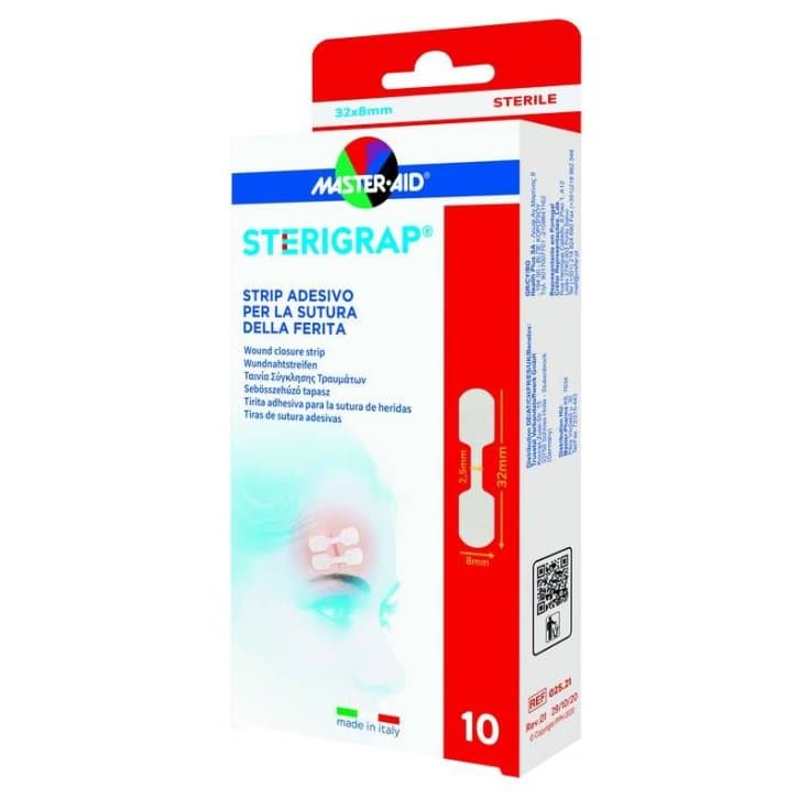 Sterigrap Str 32x8 mm – Bandes stériles de fermeture de plaies