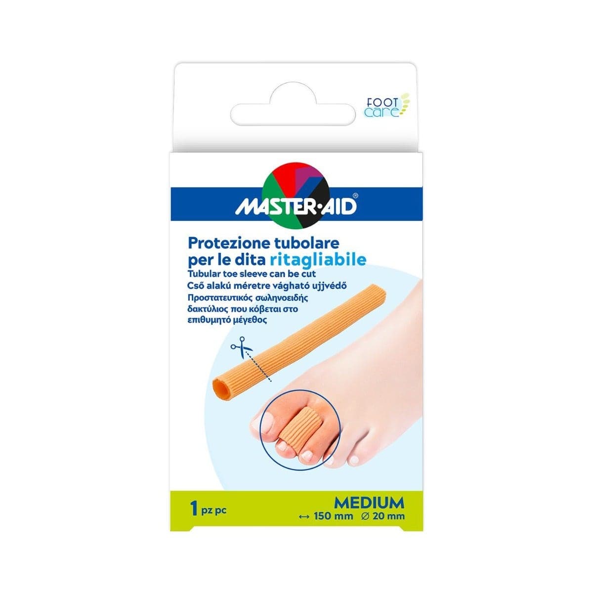 Footcare Tube de Protection – 15 cm, Taille M