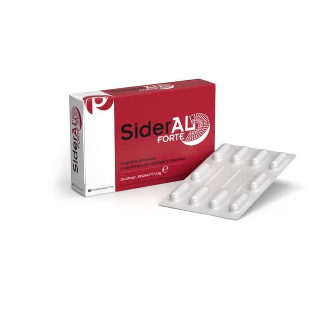 Fer + Vitamine C – 20 gélules de 11,2 g | Sideral Forte