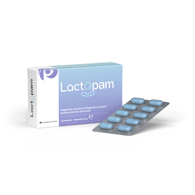 Magnésium 187,5 mg – 20 comprimés | Lactopam