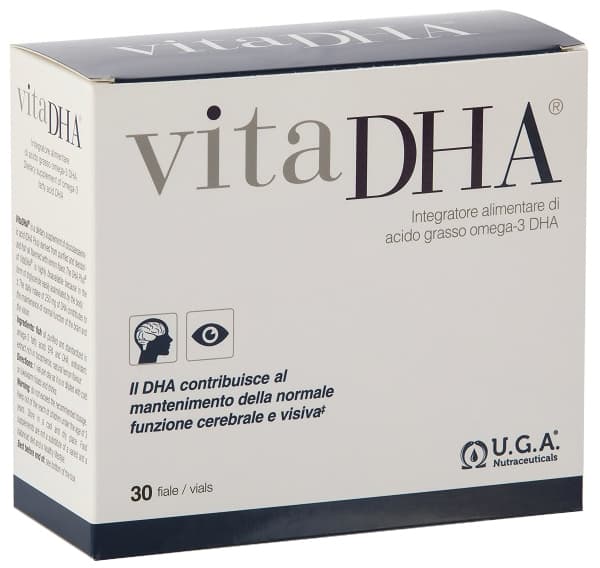 Oméga-3 DHA + Vitamine D3 – 30 ampoules de 6,5 ml | Vitadha