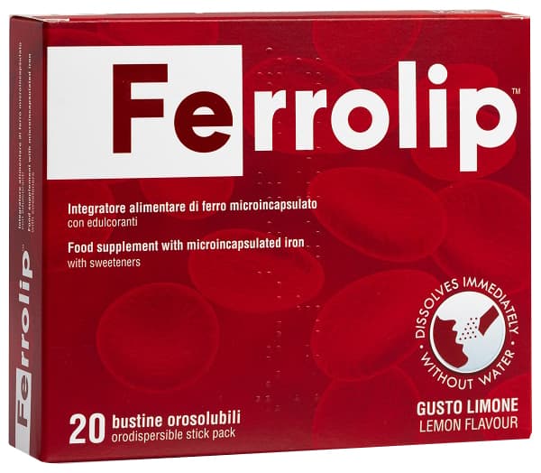 Fer – 20 sachets | Ferrolip Orosolubile