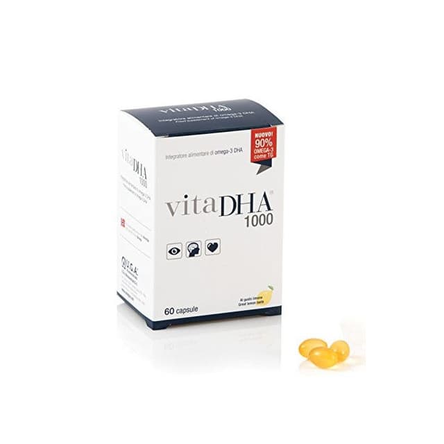 Oméga-3 DHA – 60 gélules | Vitadha 1000