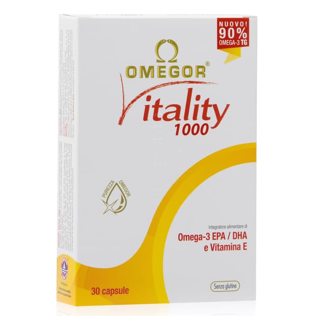Oméga-3 EPA et DHA – 30 gélules | Omegor Vitality 1000