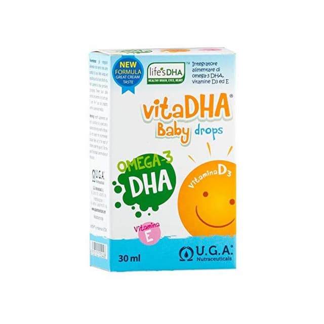 Oméga-3 DHA + Vitamine D3 – 30 ml gouttes | Vitadha Baby Drops