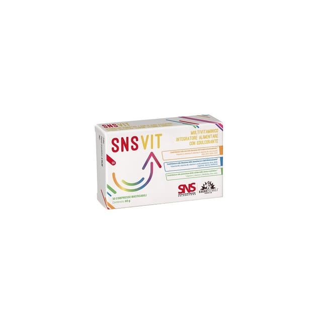 Calcium 133 mg + Magnésium – 30 comprimés à croquer | SNS Vit