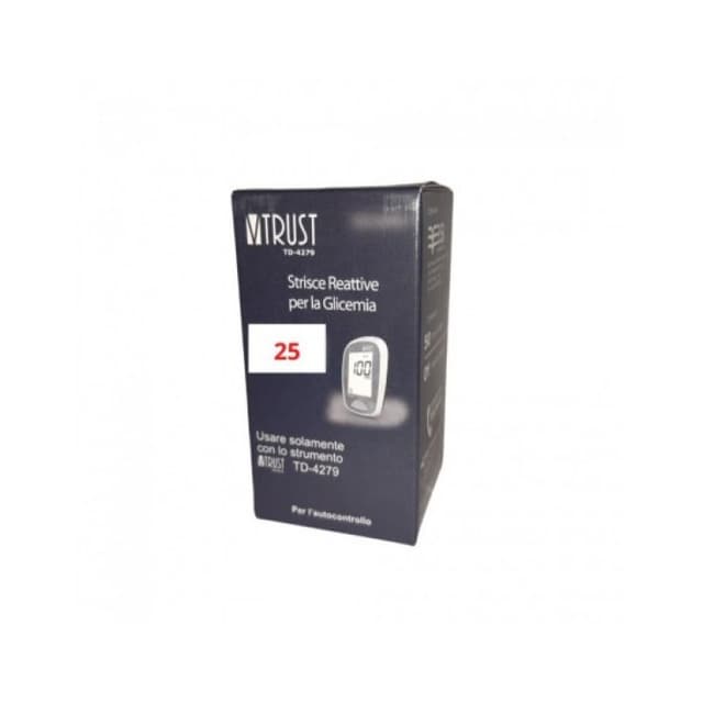 VTRUST Bandelettes Réactives Glycémie – 25 pièces