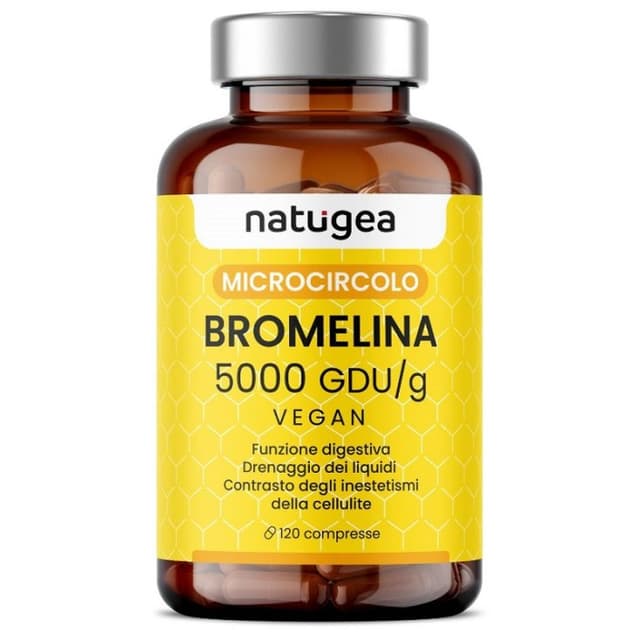 Broméline – 120 comprimés | Natugea Bromelina 5000