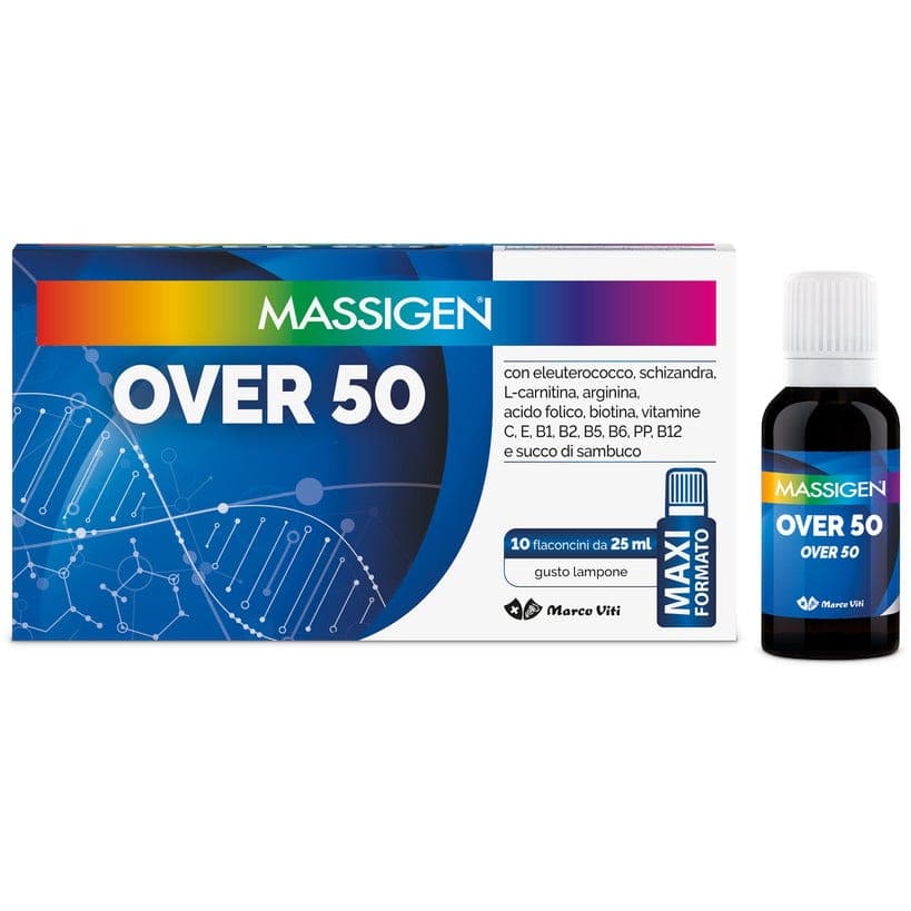 Massigen Over 50 – 10 ampoules de 25 ml
