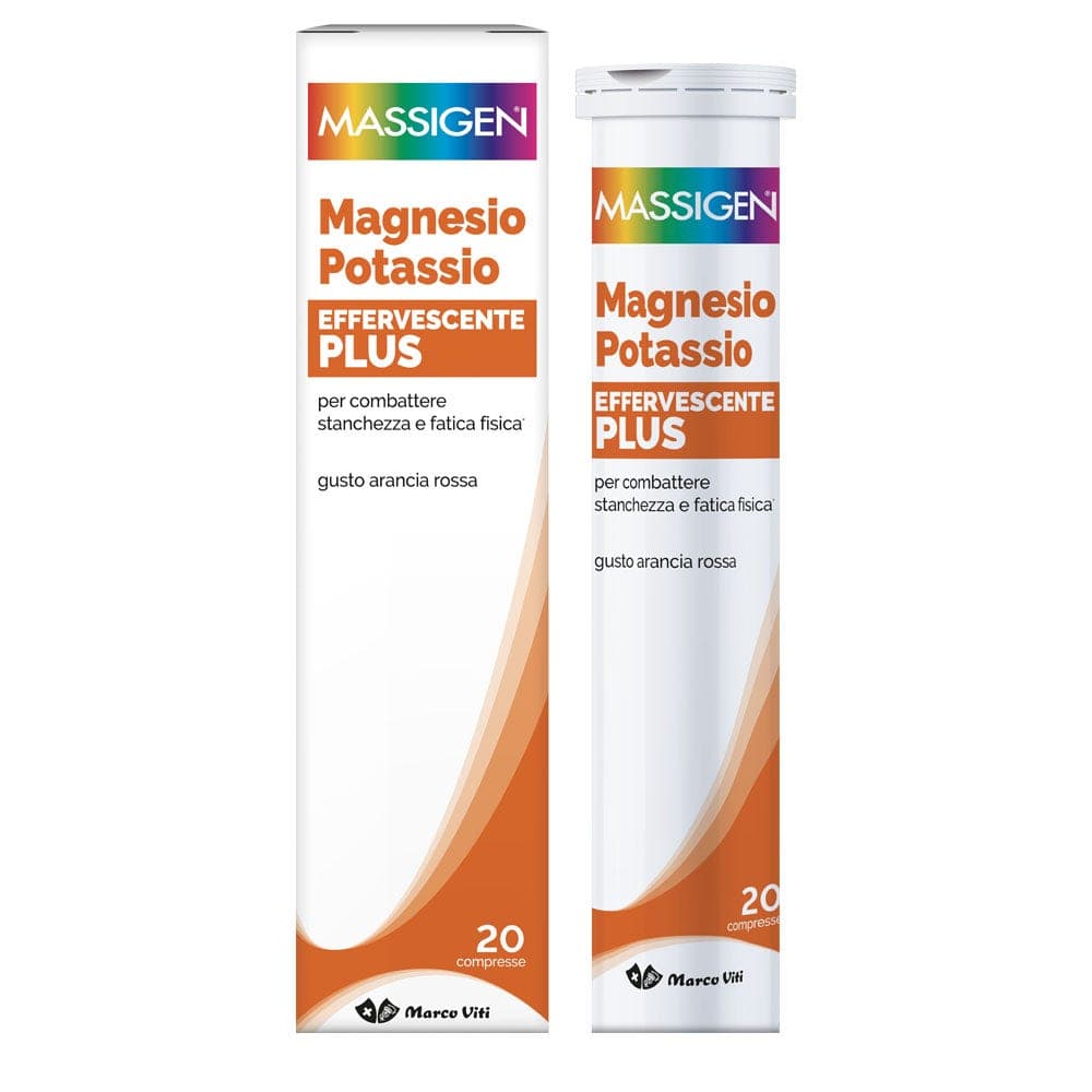 Massigen Magnesio Potassio Plus – 20 comprimés