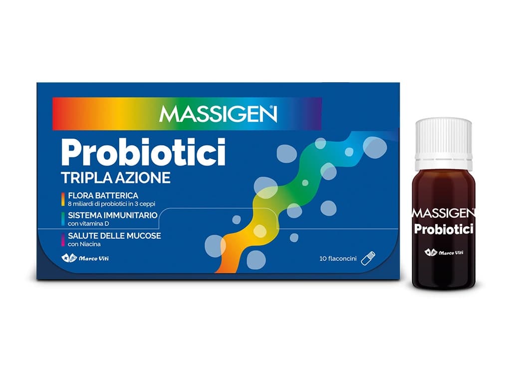 Massigen Probiotika – 10 ampoules de 8 ml