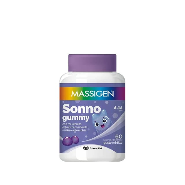 Massigen Sonno Gummy – 60 oursons gélifiés