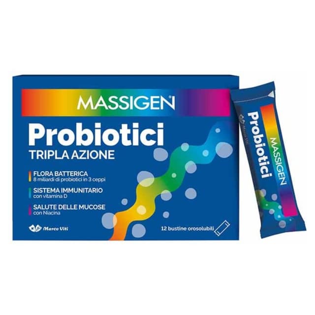 Probiotiques (ferments lactiques) – 12 sachets | Marco Viti Massigen Probiotika PP