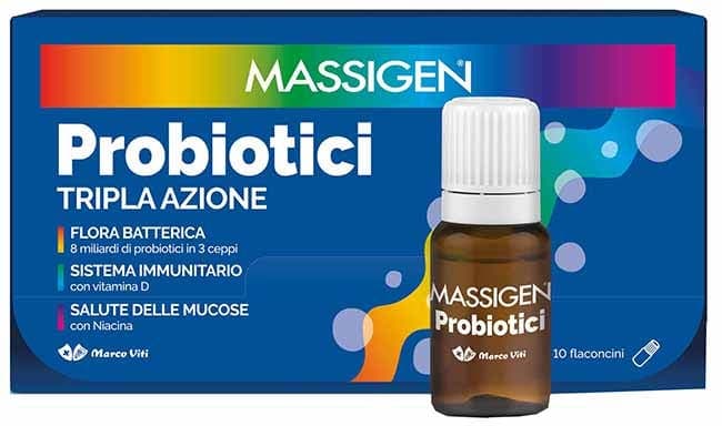 Massigen Probiotika PP – 10 ampoules de 8 ml