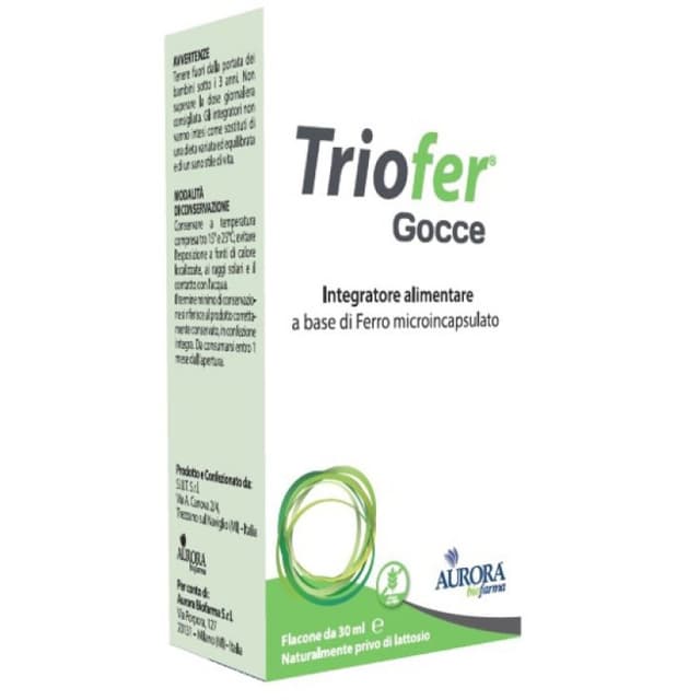 Fer 7,00 mg – Fer, Vitamine C et Acide Folique 30 ml | Triofer Gouttes
