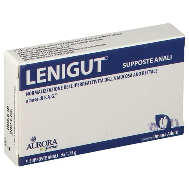 Lenigut Suppositoires Anaux – 5 pièces