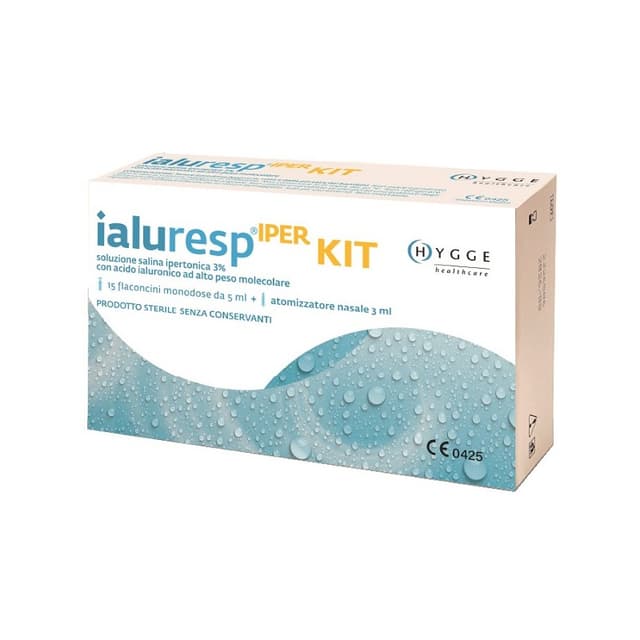 Ialuresp Iper Kit – 15 ampoules + nébuliseur