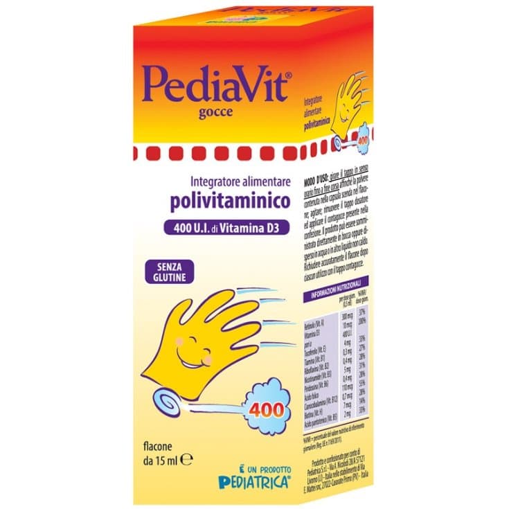 Pediavit Gouttes Vitamine D 400 U.I. – 15 ml