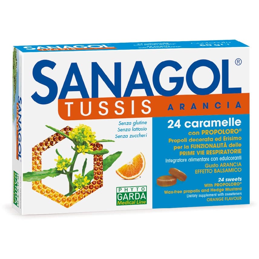 Sanagol Tuss Orange – 24 Pastillen