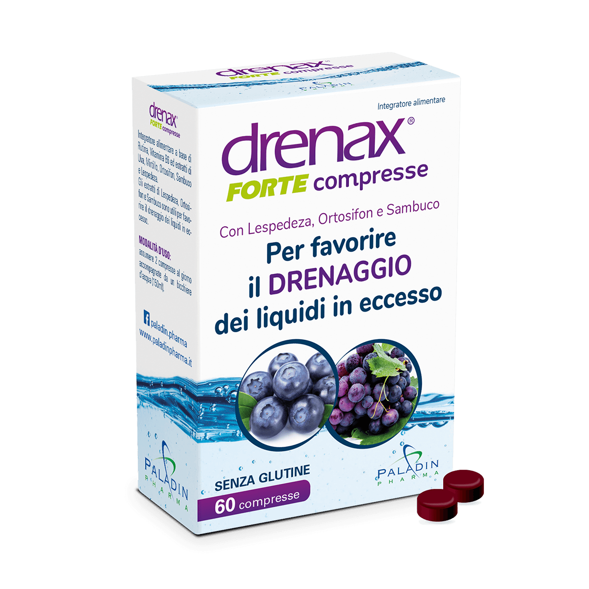 Drenax Forte Mirtillo – 60 Kapseln