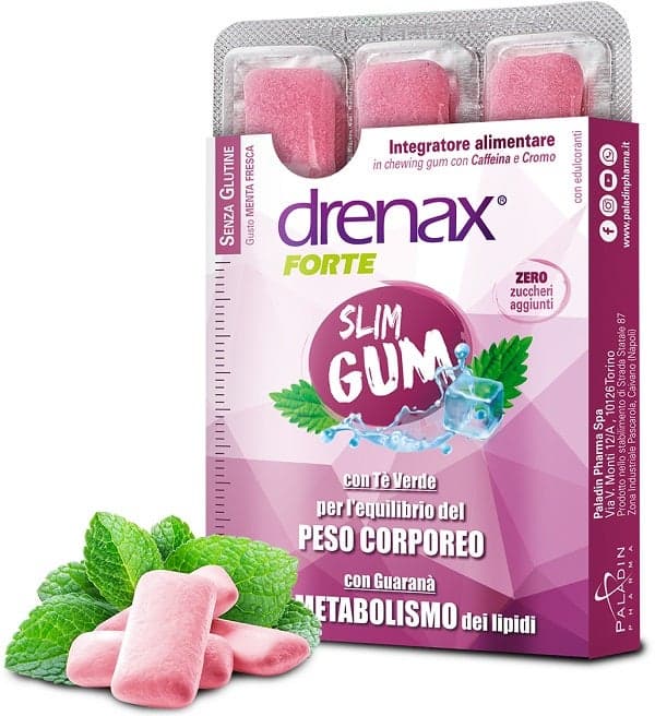 Drenax Slim Dimagrante – 9 Kaugummis