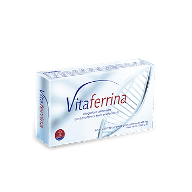 Lactoferrine + Fer – 20 comprimés | Vitaferrina