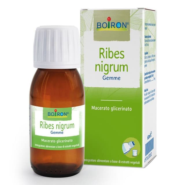 Cassis 75 mg – 60 ml Complément Alimentaire | Boiron Ribes Nigrum Mère