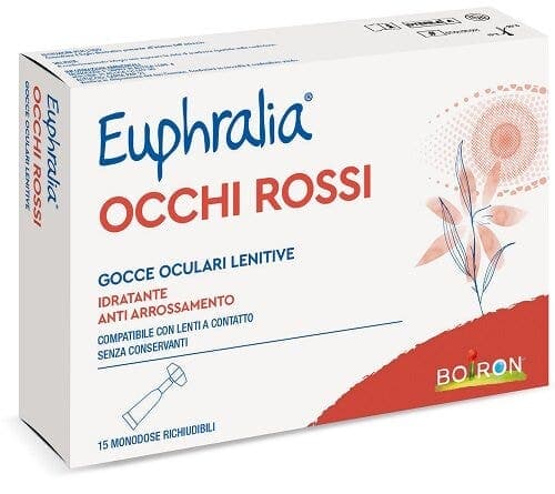 Euphralia Occhi Rossi – 15 Ampoules Gouttes Oculaires