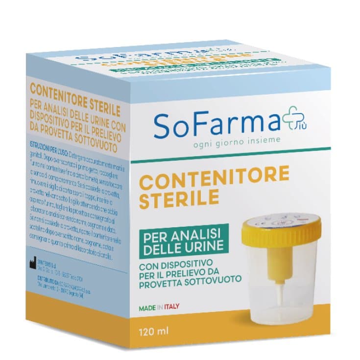 Flacon urinaire Untervet 120 ml – Prélèvement stérile