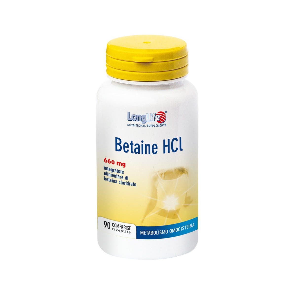 Longlife Bétaïne HCl – 90 comprimés