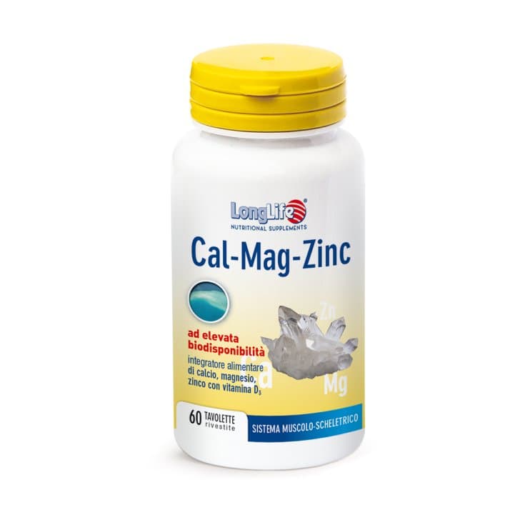 Longlife Cal/Mag/Zinc – 60 comprimés