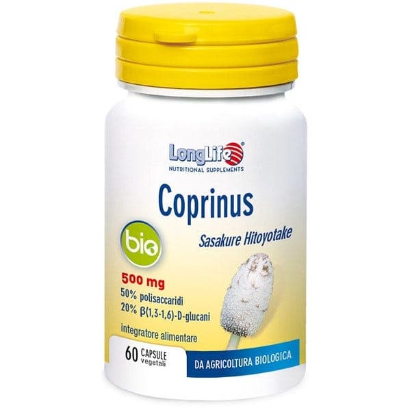 LONGLIFE Coprinus Bio – 60 gélules de 500 mg