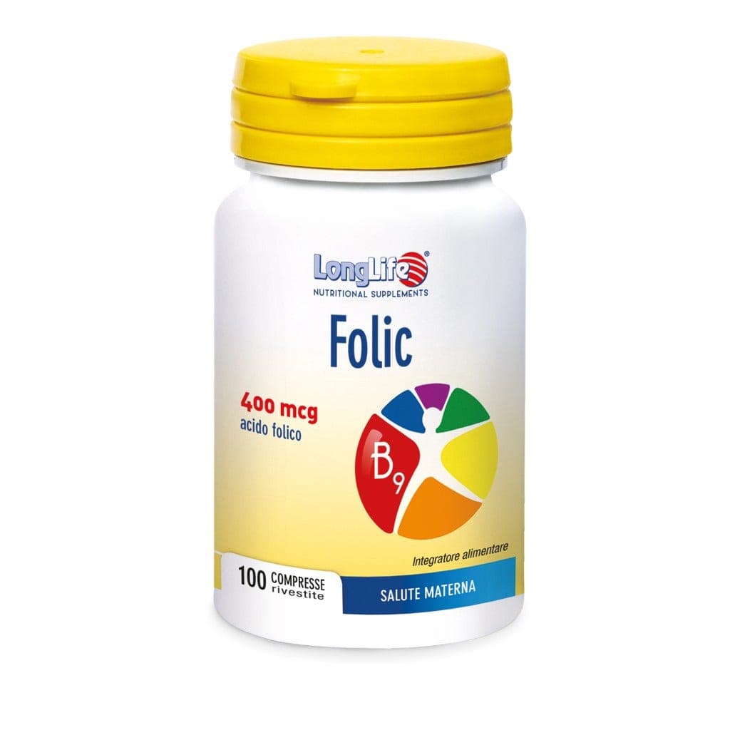 Longlife Folic 400 mcg – 100 comprimés