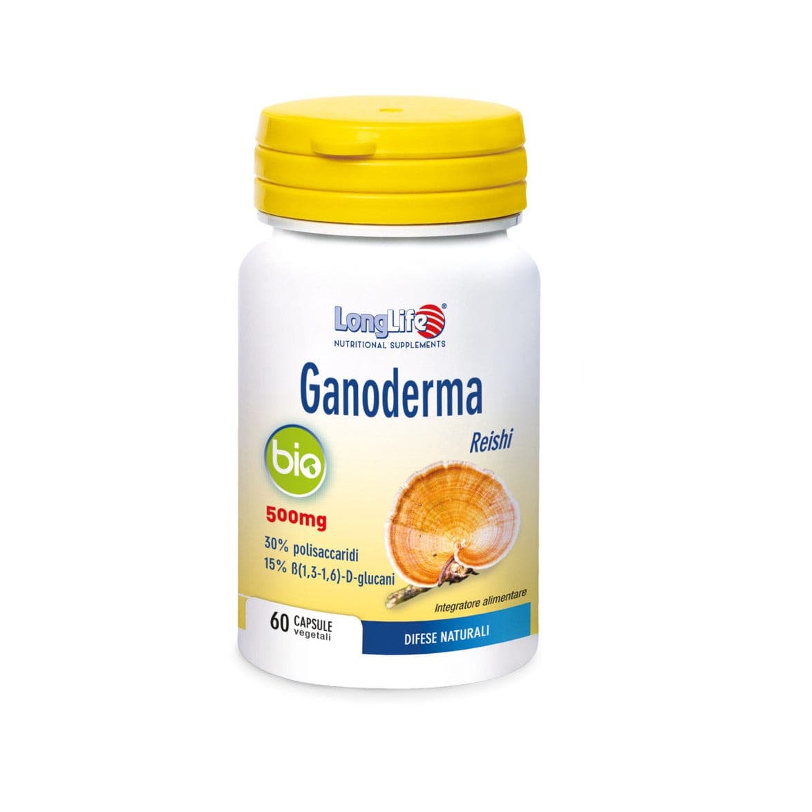 Longlife Ganoderma Bio – 60 Kapseln
