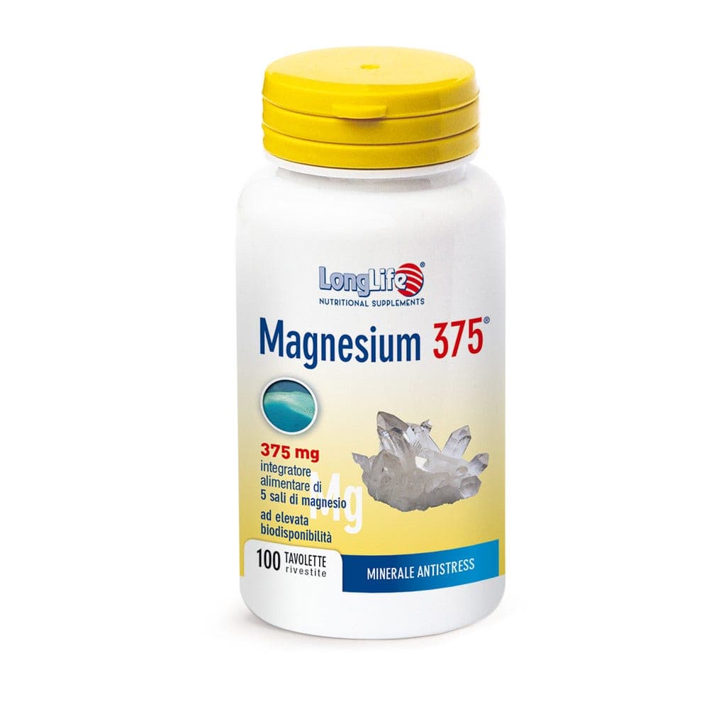 Longlife Magnesium 375 – 100 comprimés