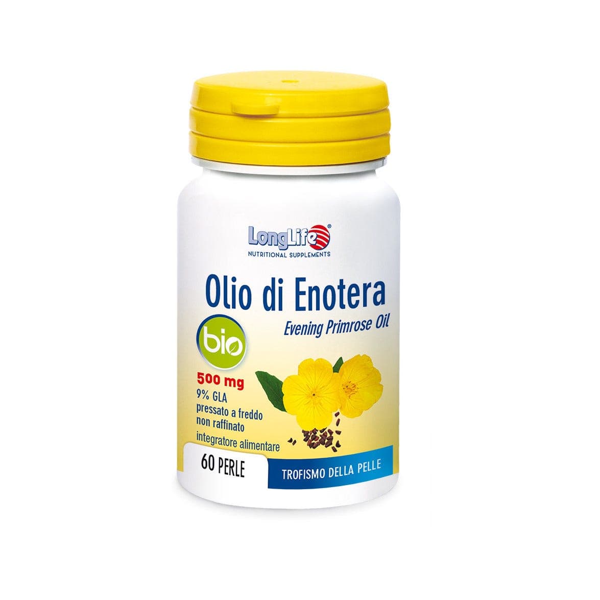 Longlife Huile d'Onagre Bio – 60 gélules