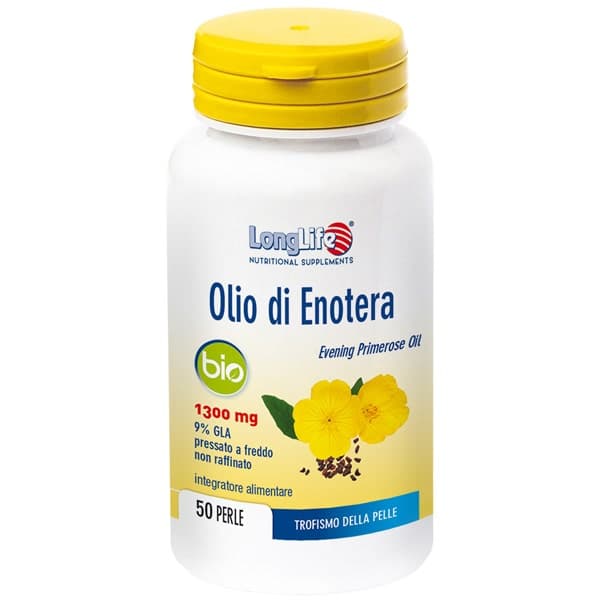 Longlife Huile d'Onagre Bio – 50 gélules