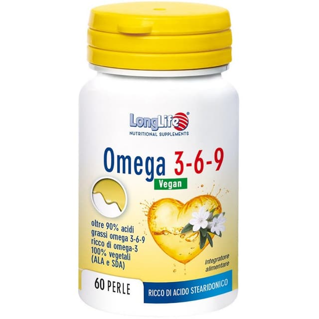 Oméga-3 – 750 mg | Longlife Omega 3-6-9 Vegan