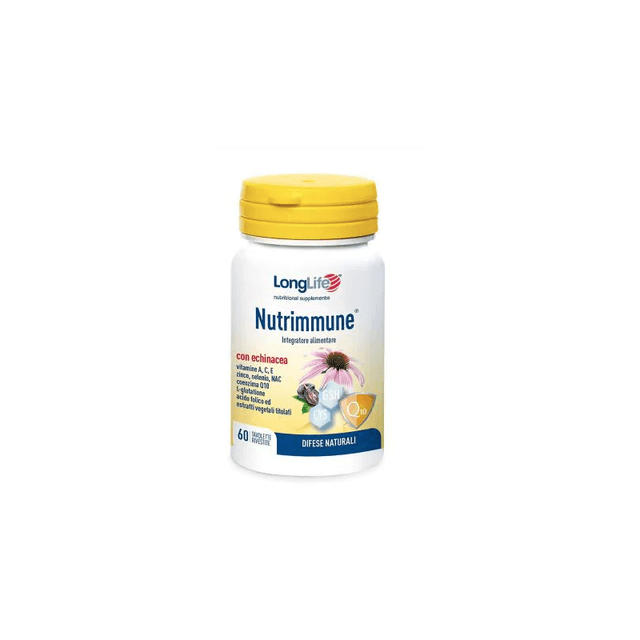 Échinacée + Multivitamines – 60 comprimés | Longlife Nutrimmune