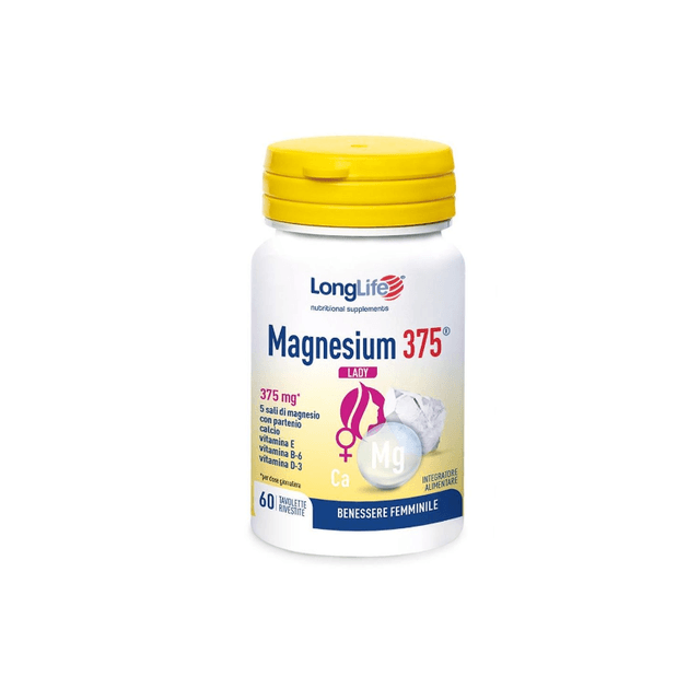 Magnésium 375 mg + Multivitamines – complément | Longlife Magnésium 375 Lady