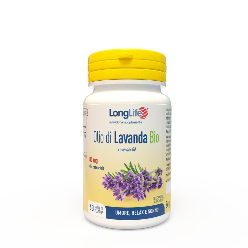 Longlife Huile de Lavande Bio – 60 gélules