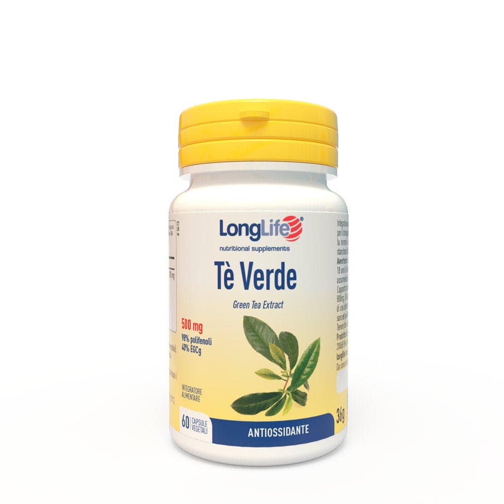Longlife Thé Vert 500 mg – 60 gélules