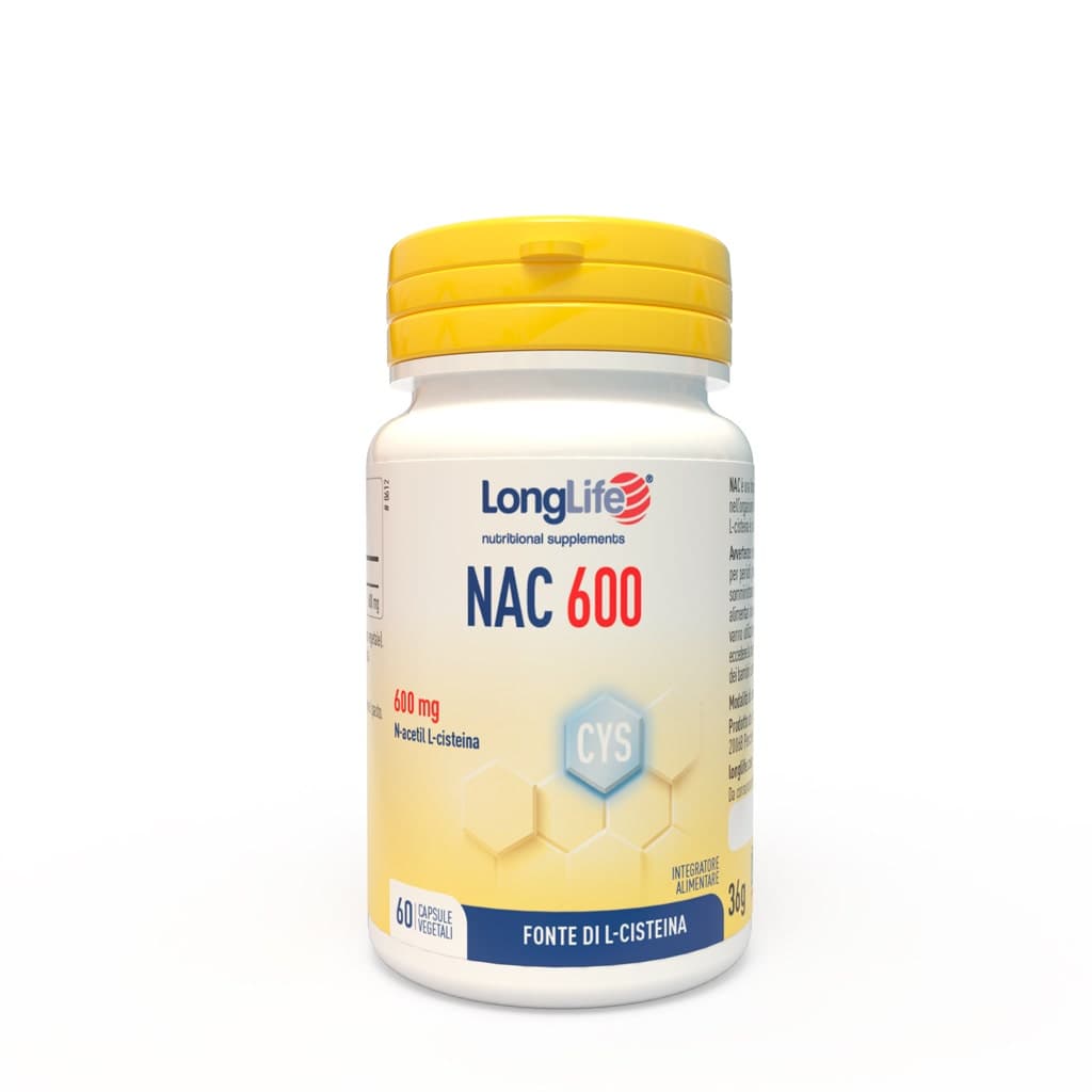 Longlife NAC 600mg – 60 gélules