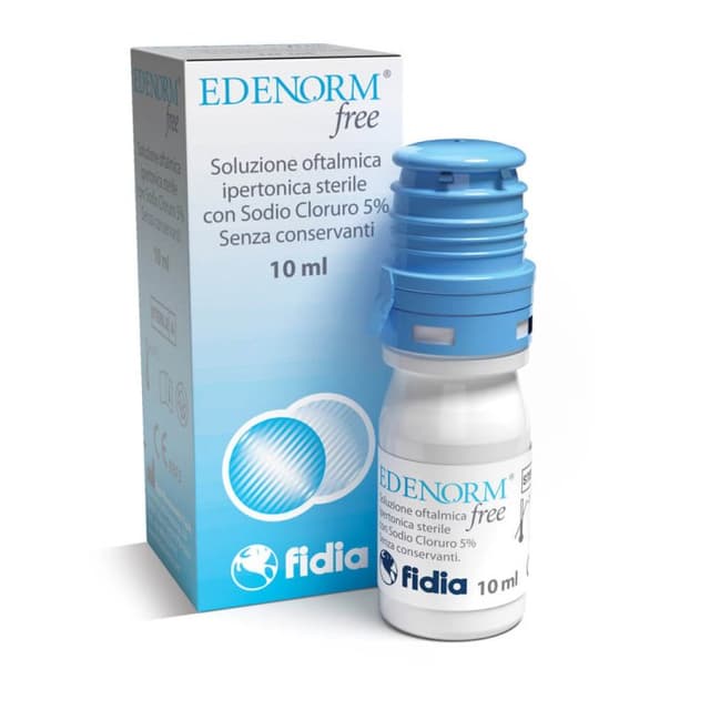 Edenorm Free Gouttes Oculaires – Solution Hypertonique, 10 ml