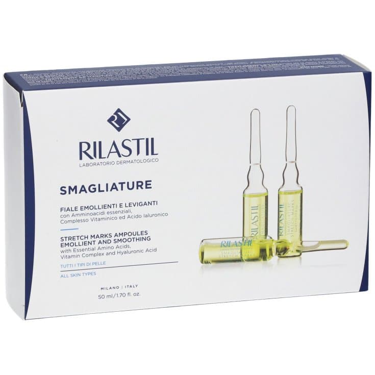 Rilastil Smagliature Ampoules – 10 Ampoules x 5 ml