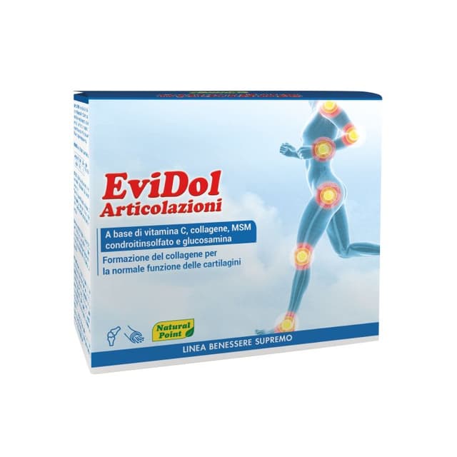 Collagène + Vitamine C – 30 sachets | Evidol Articolazioni