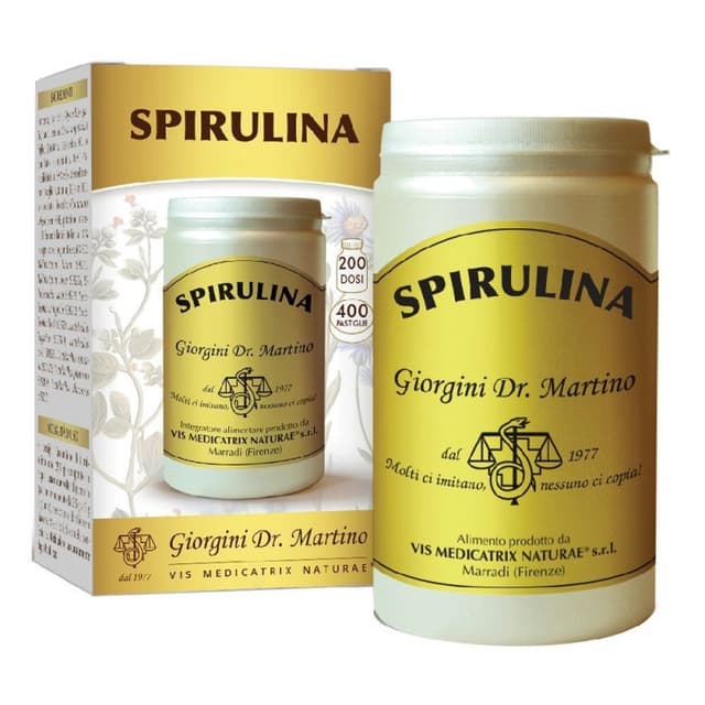 Spiruline 900 mg – 400 comprimés grand format | Dr. Giorgini Spirulina Giorgio