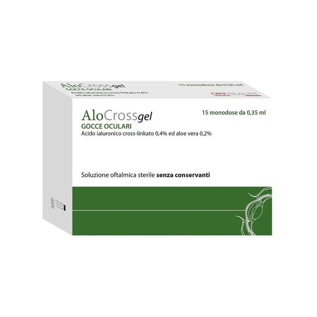Alocross Gel Solution Ophtalmique – 15 ampoules unidoses